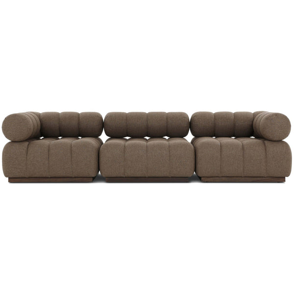 home fashion Roma 3 Piece Outdoor Sofa Ellor Brown by Four Hands