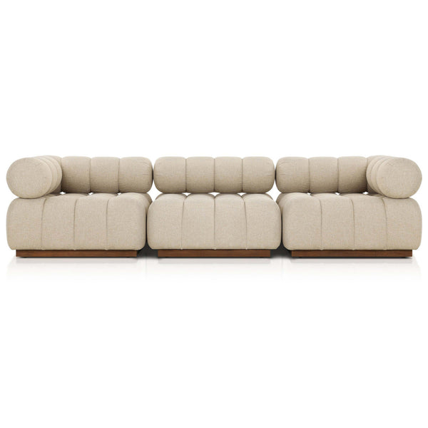 home fashion Roma 3 Piece Outdoor Sofa Hayes Cream by Four Hands