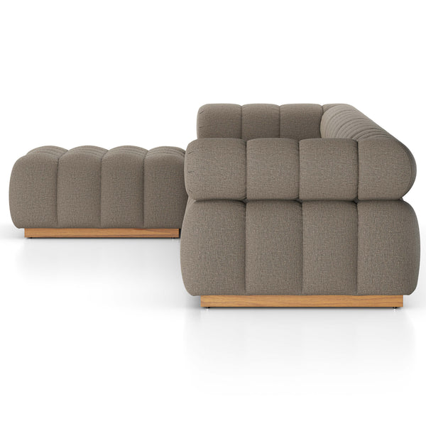 Home Fashion Roma Outdoor 4-Piece Sectional Alessi Fawn By Four Hands