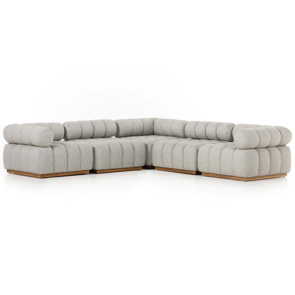 home fashion Roma Outdoor Sectional Faye Ash by Four Hands