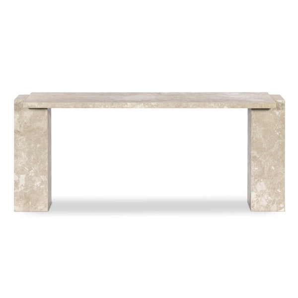 Home Fashion Romano Console Table Lunar Marble By Four Hands