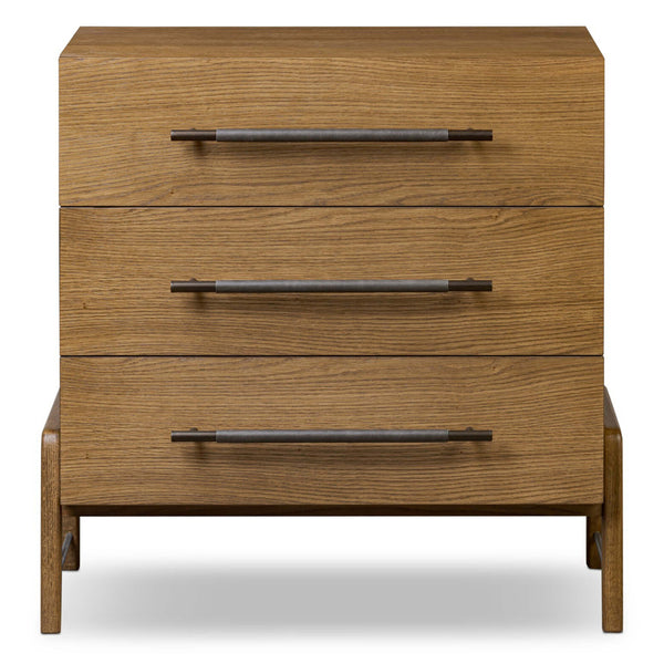 Home Fashion Rosedale 3 Drawer Dresser Amber Oak By Four Hands