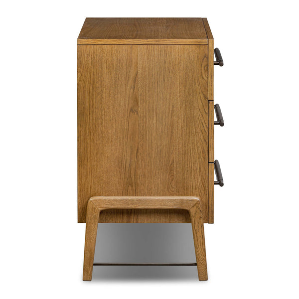 Home Fashion Rosedale 3 Drawer Dresser Amber Oak By Four Hands