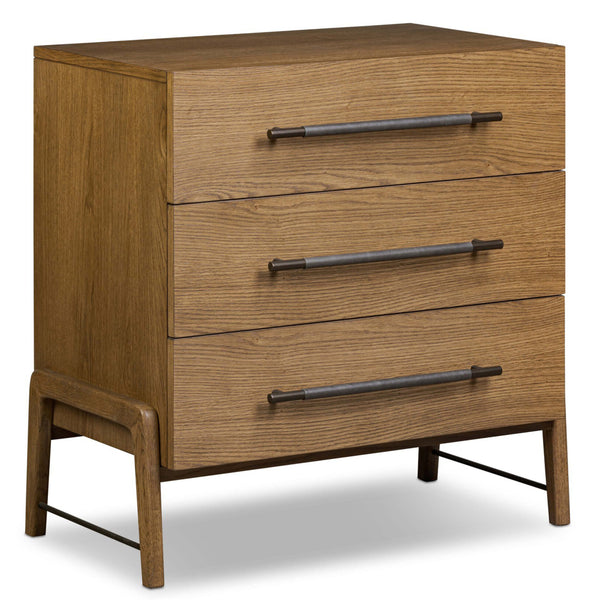 home fashion Rosedale 3 Drawer Dresser Amber Oak by Four Hands