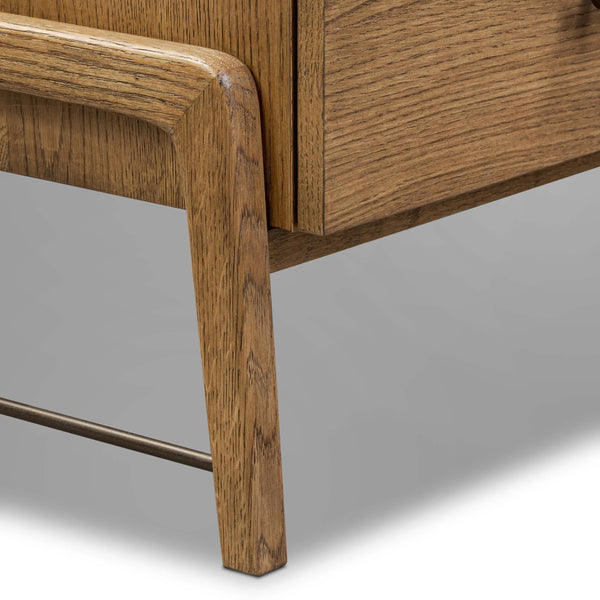 Home Fashion Rosedale 6 Drawer Tall Dresser Amber Oak By Four Hands