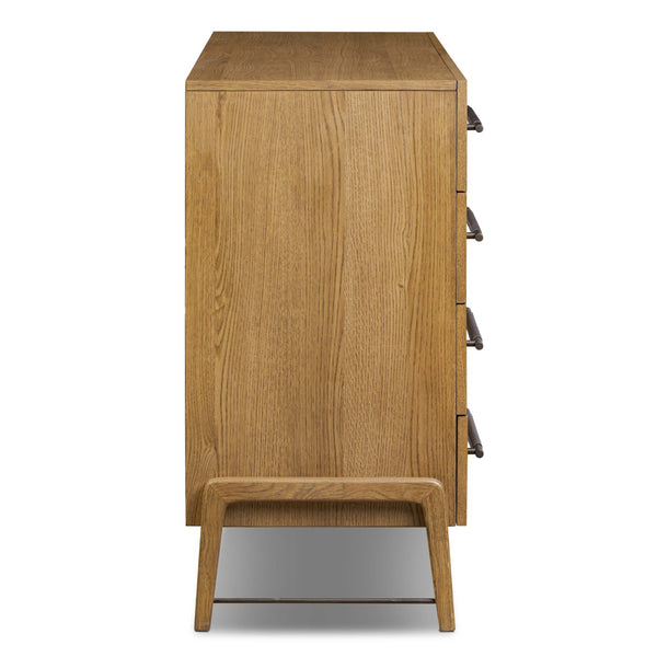 Home Fashion Rosedale 8 Drawer Dresser Amber Oak By Four Hands