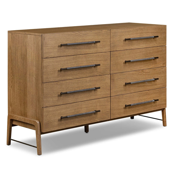 home fashion Rosedale 8 Drawer Dresser Amber Oak by Four Hands