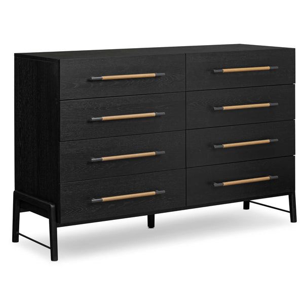 home fashion Rosedale 8 Drawer Dresser Ebony Oak by Four Hands