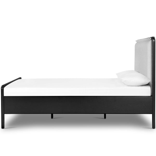 Home Fashion Rosedale Bed Knoll Natural/Ebony Oak By Four Hands