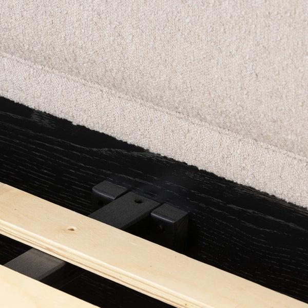 Home Fashion Rosedale Bed Knoll Natural/Ebony Oak By Four Hands