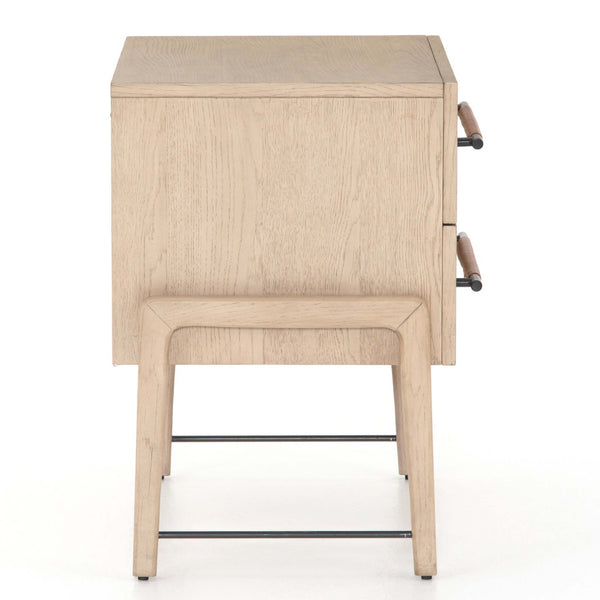 Home Fashion Rosedale Nightstand Amber Oak By Four Hands