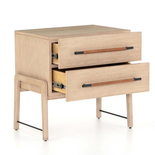 Home Fashion Rosedale Nightstand Amber Oak By Four Hands