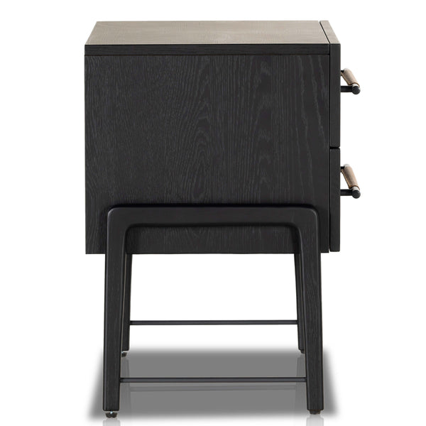 Home Fashion Rosedale Nightstand Ebony Oak By Four Hands