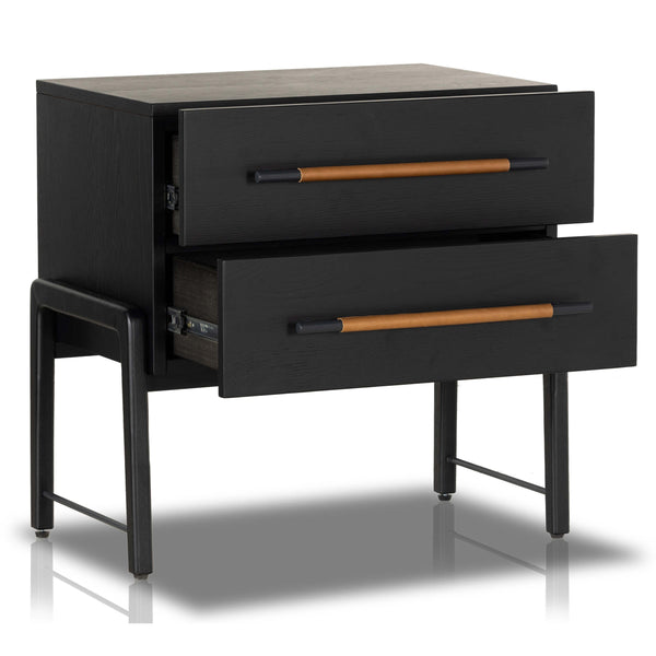 Home Fashion Rosedale Nightstand Ebony Oak By Four Hands