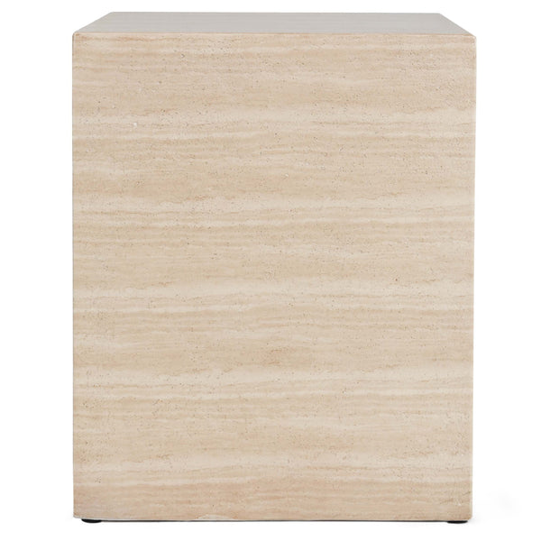 Home Fashion Rosen Outdoor Rectangular Table Travertine