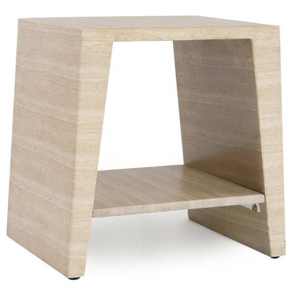 home fashion Rosen Outdoor Rectangular Table Travertine