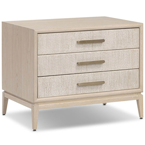 home fashion Rosenell 3 Drawer Nightstand Natural by Four Hands