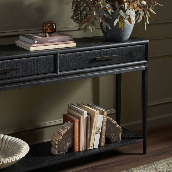 Home Fashion Rosenell 60" Console Table Black By Four Hands