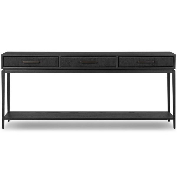Home Fashion Rosenell 78" Console Table Black By Four Hands