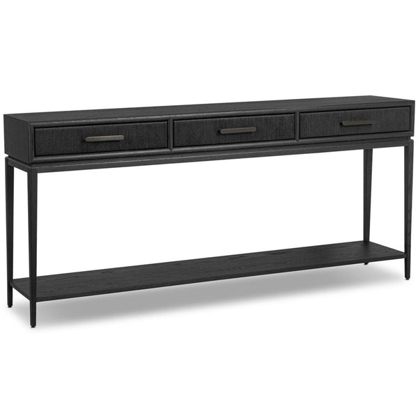 home fashion Rosenell 78" Console Table Black by Four Hands