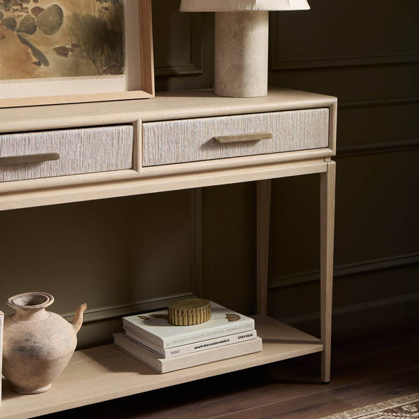 Home Fashion Rosenell 78" Console Table Natural By Four Hands