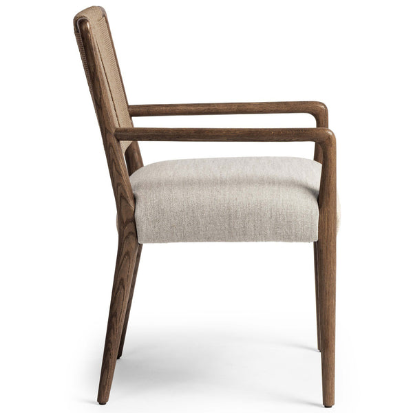 Home Fashion Rothler Dining Arm Chair Alcala Wheat Set Of 2 By Four Hands