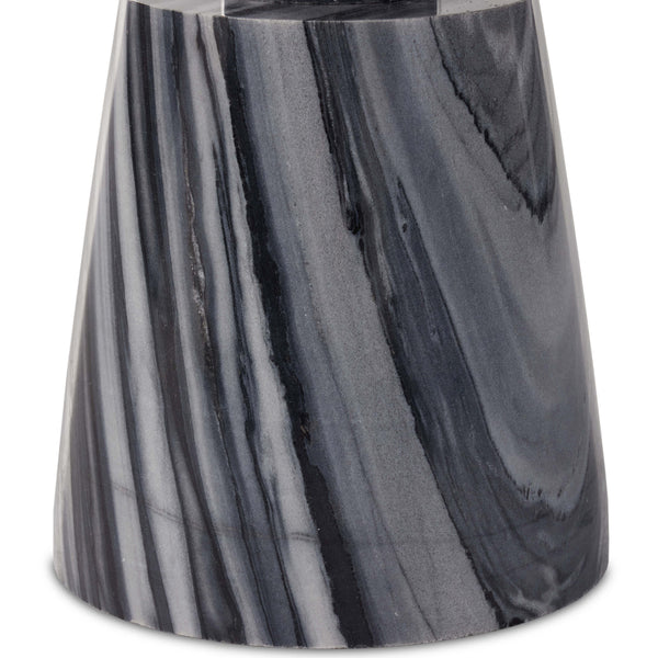 Home Fashion Rowe Marble End Table Ebony By Four Hands