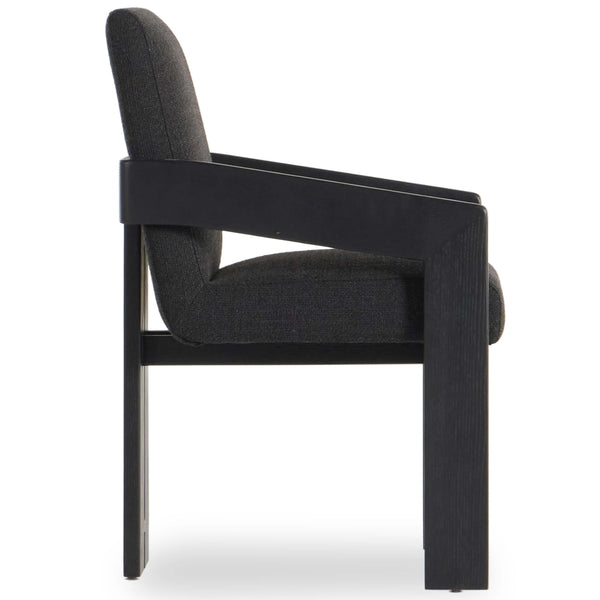 Home Fashion Roxy Dining Arm Chair Gibson Black By Four Hands