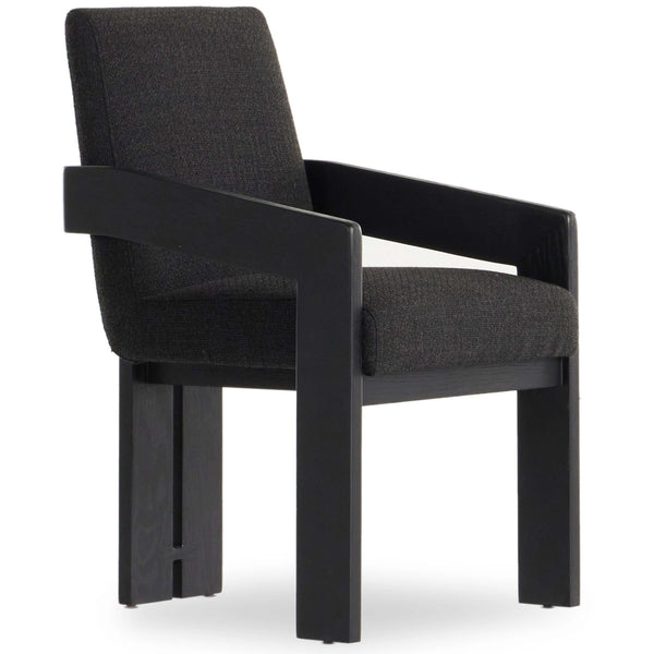 home fashion Roxy Dining Arm Chair Gibson Black by Four Hands