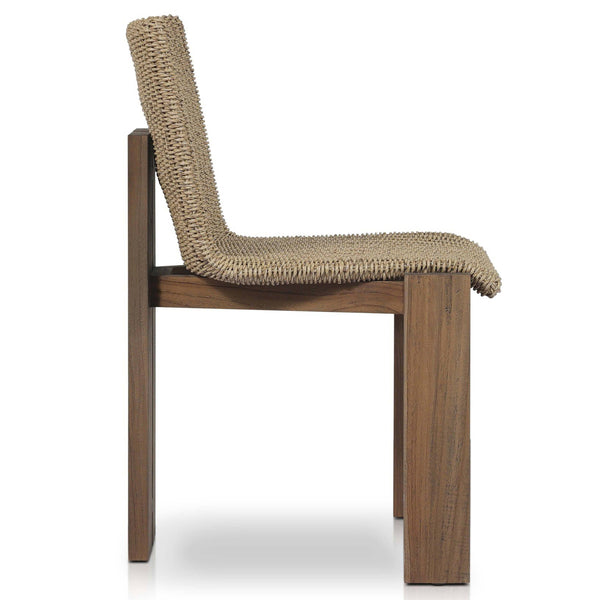 Home Fashion Roxy Outdoor Dining Chair Faux Hyacinth Set Of 2 By Four Hands