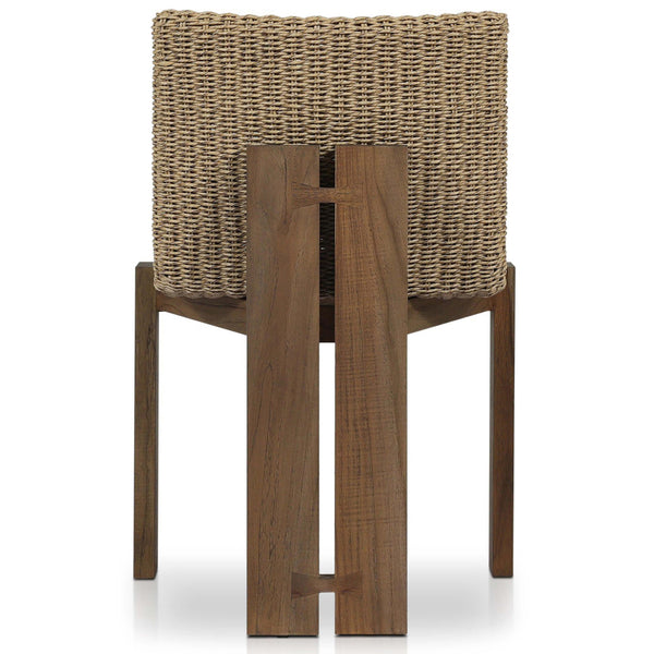 Home Fashion Roxy Outdoor Dining Chair Faux Hyacinth Set Of 2 By Four Hands