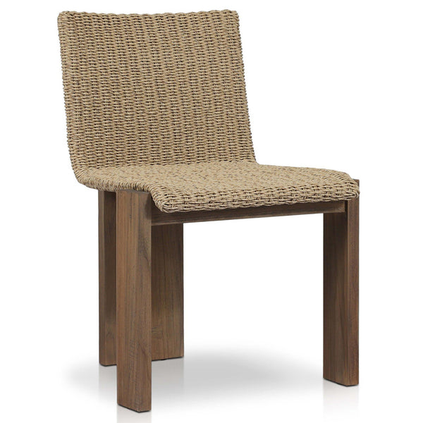 home fashion Roxy Outdoor Dining Chair Faux Hyacinth Set of 2 by Four Hands