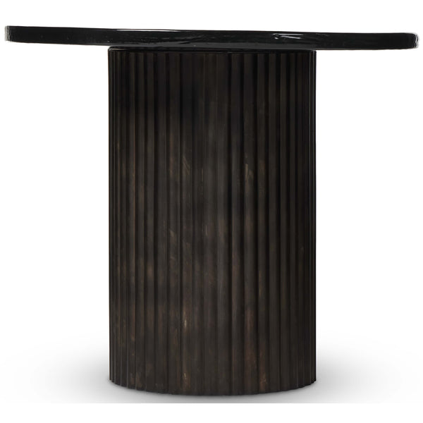 Home Fashion Ruben End Table Smoked Black By Four Hands