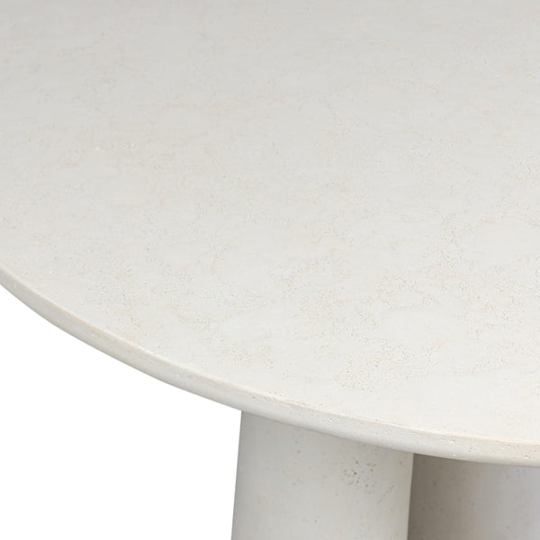 Home Fashion Rye Outdoor Dining Table Aged White By Four Hands