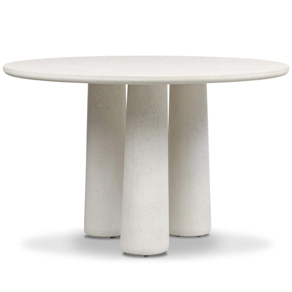 home fashion Rye Outdoor Dining Table Aged White by Four Hands