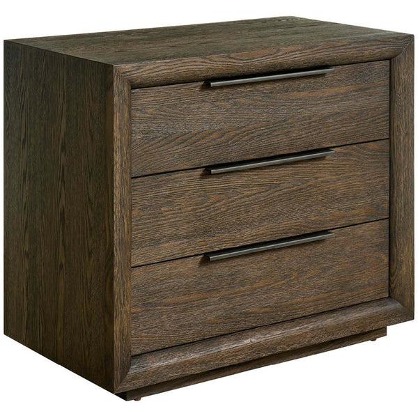 home fashion Sable 3 Drawer Plinth Nightstand Sable