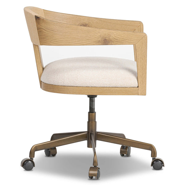 Home Fashion Sadie Desk Chair Crete Sand By Four Hands