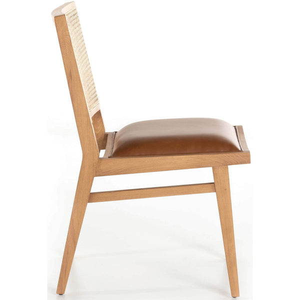 Home Fashion Sage Leather Dining Chair Sedona Butterscotch Set Of 2 By Four Hands