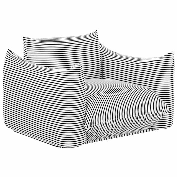 home fashion Saint Tropez Outdoor Chair Black Striped