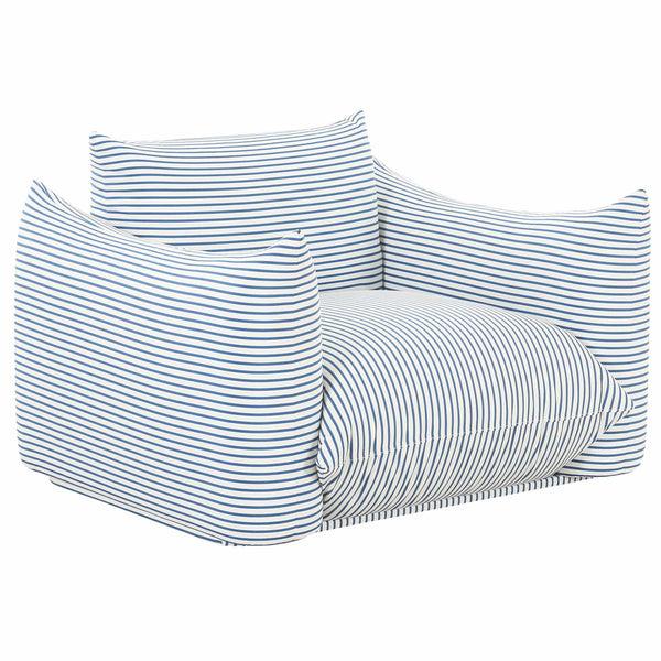 home fashion Saint Tropez Outdoor Chair Blue Striped