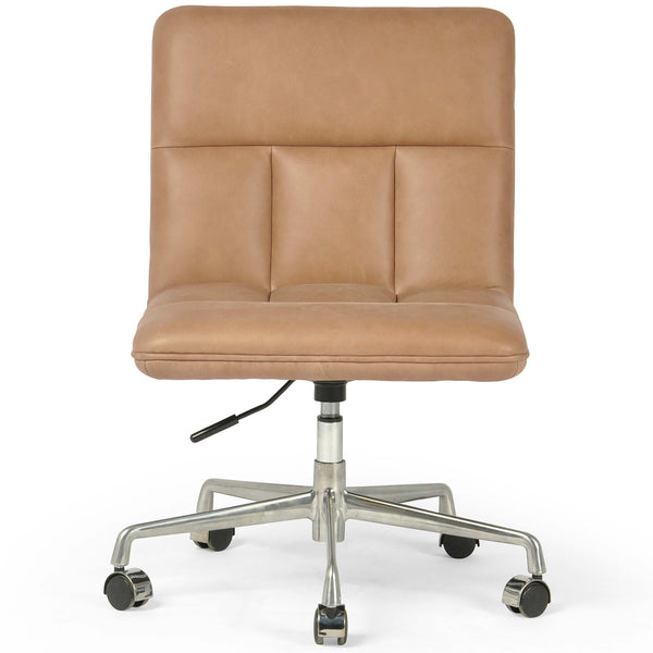 Home Fashion Sal Leather Desk Chair Palermo Drift By Four Hands