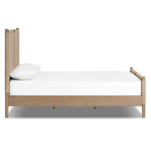 Home Fashion Salado Leather Bed Palermo Nude By Four Hands
