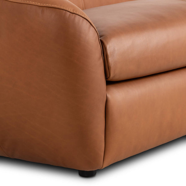 Home Fashion Saldana Leather Sofa Lorento Cognac By Four Hands