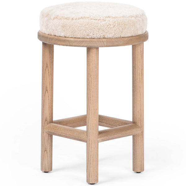 home fashion Saldino Counter Stool Beige by Four Hands