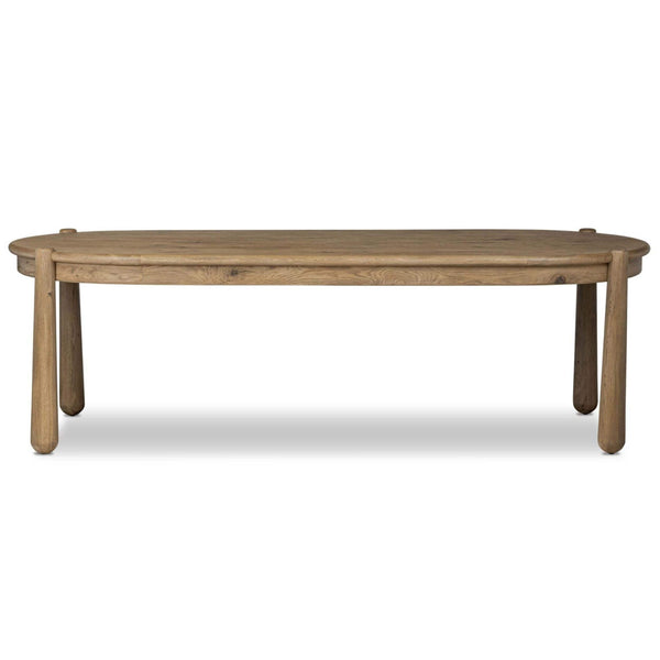 Home Fashion Salvador Dining Table Aged Smoked Oak By Amber Lewis X Four Hands