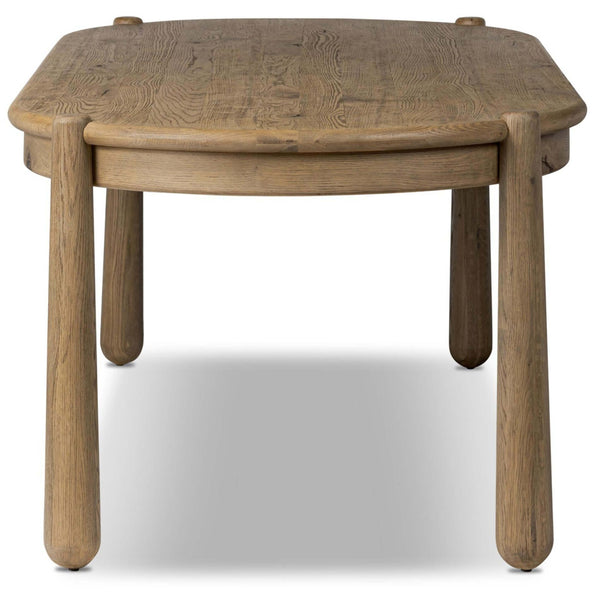 Home Fashion Salvador Dining Table Aged Smoked Oak By Amber Lewis X Four Hands