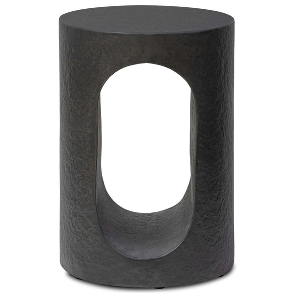 Home Fashion Samson End Table Distressed Graphite By Four Hands