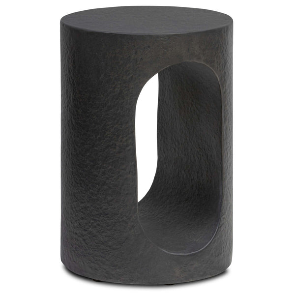 home fashion Samson End Table Distressed Graphite by Four Hands