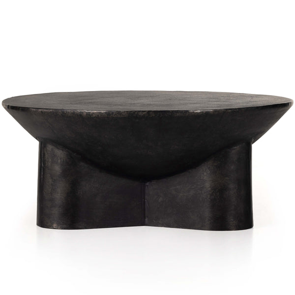 Home Fashion Sante Coffee Table Raw Black By Four Hands