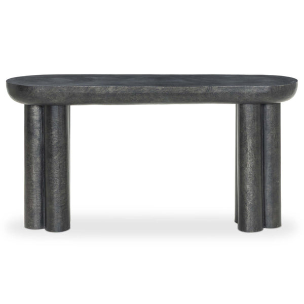 Home Fashion Sante Console Table Raw Black By Four Hands